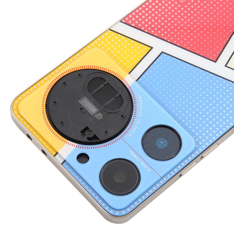 Para ZTE nubia Music Z2353 cubierta trasera de batería de vidrio integral con marco central / bucle