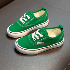 Children's canvas shoes 2024 spring and autumn new style leopard print cloth shoes for girls and boys, internet celebrity one-step flat shoes trendy children's shoes