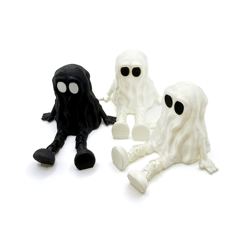 3D プリントハロウィンゴースト形状関節可動装飾品おもちゃギフト装飾ギフト|undefined