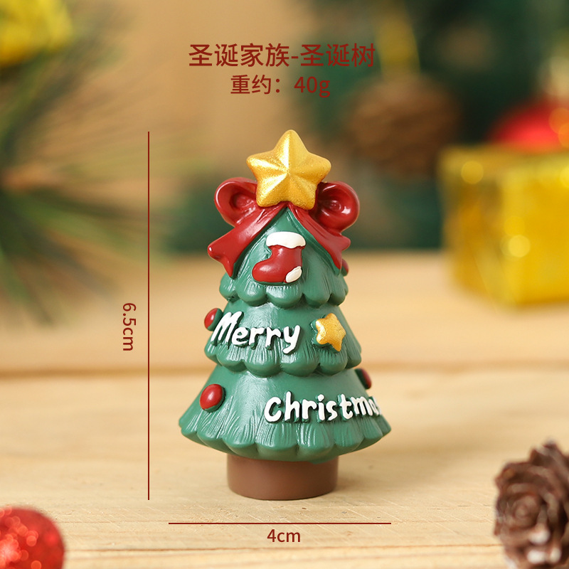 卸売りサンタクロース雪だるまヘラジカのデスクトップクリスマス雰囲気装飾装飾クリスマス樹脂振り子撮影道具|undefined