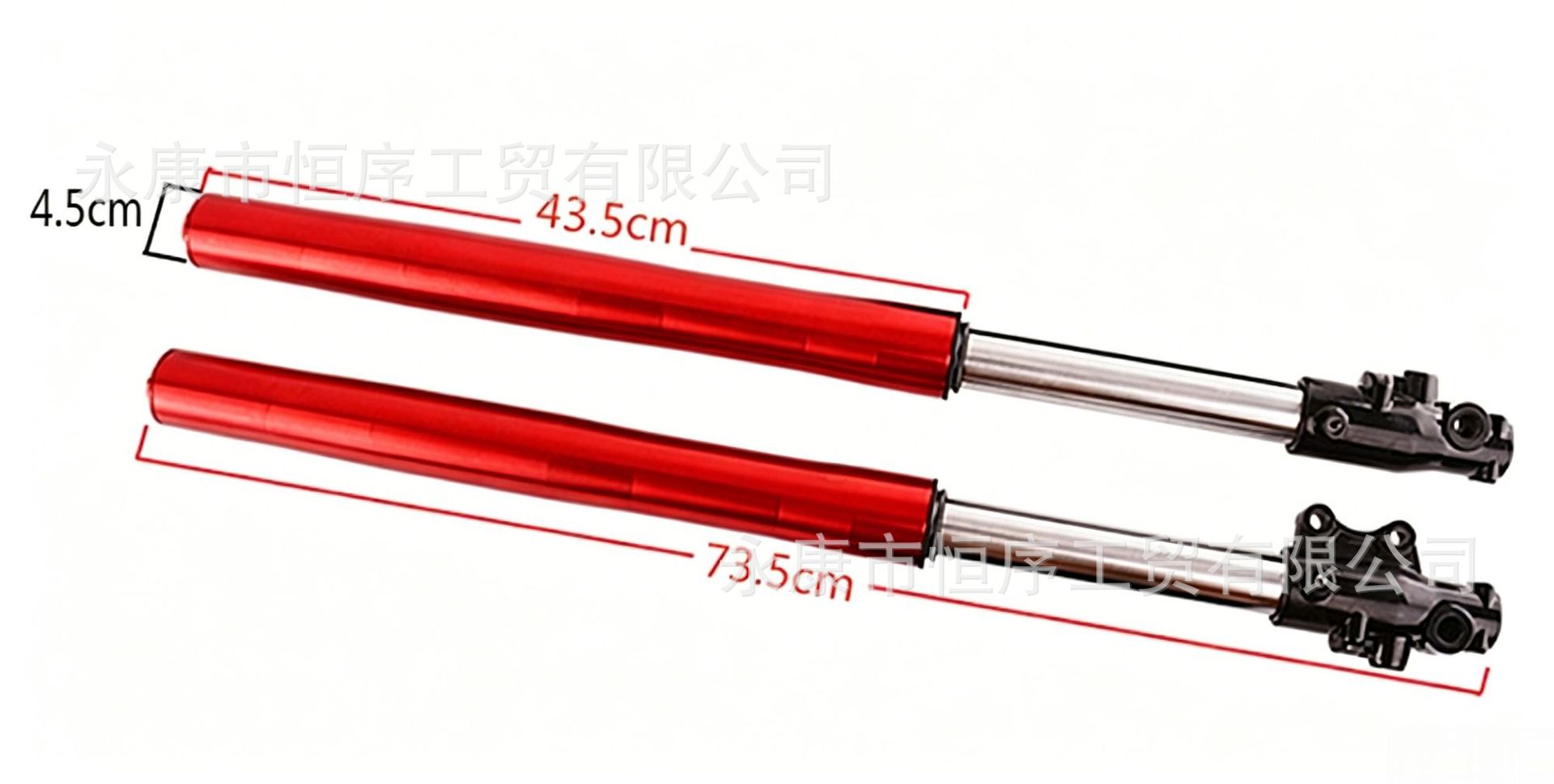 Apollo Off-Road Motorcycle Front Shock Absorber Crf Small and Medium-Sized High-Speed Racing Bbr Hydraulic Inverted 710mm Klx Shock Absorber