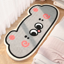 卡通动物长型床边垫保暖耐脏吸水防滑隔凉飘窗脚垫可手洗易打理