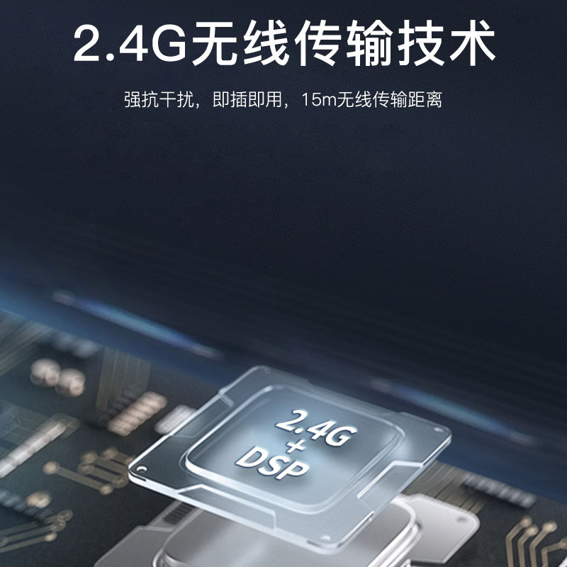ライブ無線傍受イヤホン2.4gプロ級サウンドカードイヤホン知能ノイズリダクションステレオ傍受イヤホン3.5m|undefined