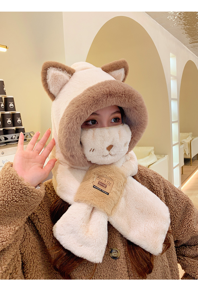 Plush Hat and Scarf Set - Image 5