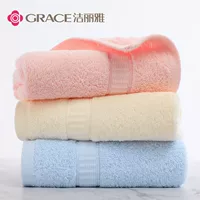 Полотенца Grace, 3 шт., антибактериальная салфетка для лица из чистого хлопка, сильная впитывающая салфетка для лица, атласное очищающее средство для лица из длинноволокнистого хлопка