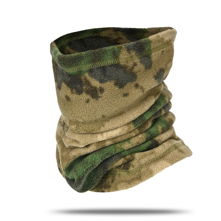 Invierno calentamiento cubierta de cabeza gruesa máscara de ciclismo al aire libre camuflado sombrero de frío masculino casco sombrero de terciopelo calentamiento