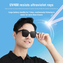 外贸款智能眼镜YJ008蓝牙眼镜听歌通话导航防紫外线UV400开车钓鱼