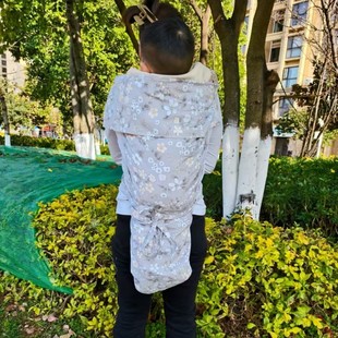 Yunnan, Sichuan, Guizhou Infant Cotton Sling Carrier Skirt, Back-Front Carrying Style, Comfortable and Breathable for Infants and Toddlers