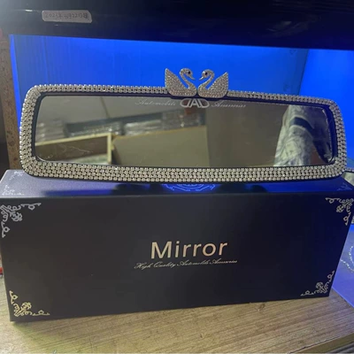 Cover Decoration for Women, Sun visor rearview mirror