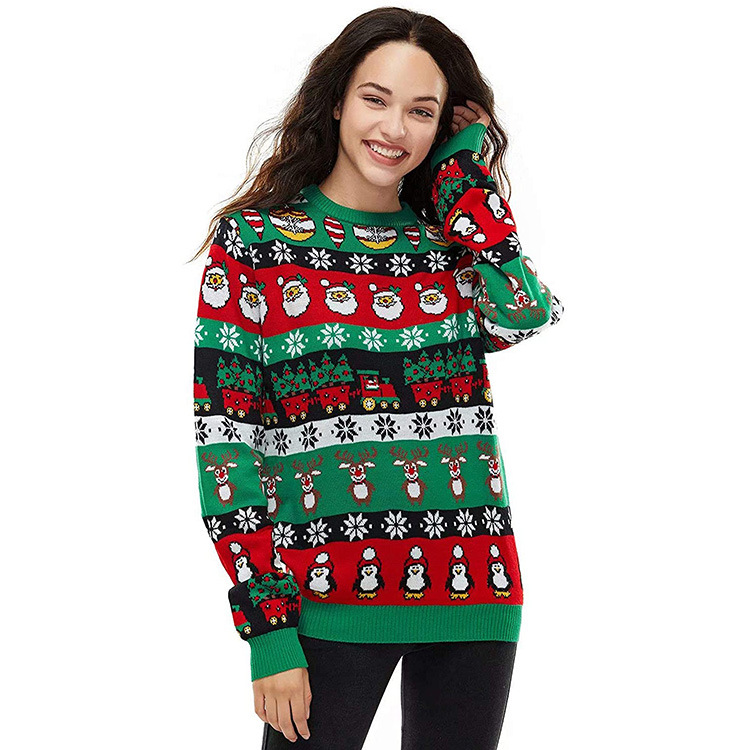Round Neck Loose Pullover Sweater Image 6