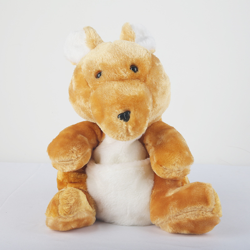 Cruz-frontera caliente canguro animal sombrero cubierta protectora lindo Club de felpa accesorios de la cubierta protectora logo