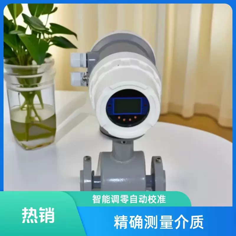 液体流量计电磁流量计一体式高精度污水泥浆导电液体四氟衬里广州