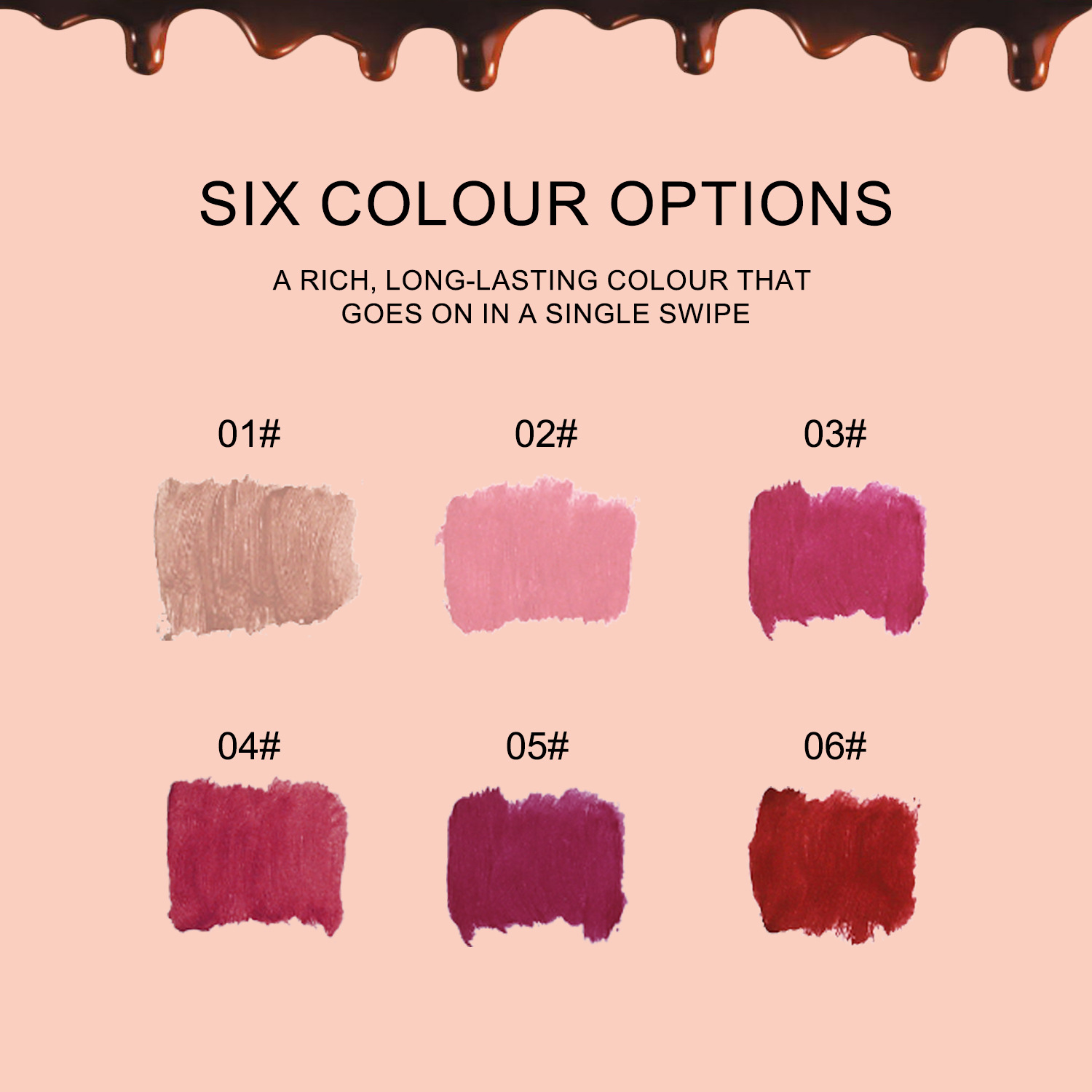 SHCOETY cross-border matte lip gloss long-lasting non-stick to cups and non-fading European and American nude lipstick lip gloss wholesale undefined
