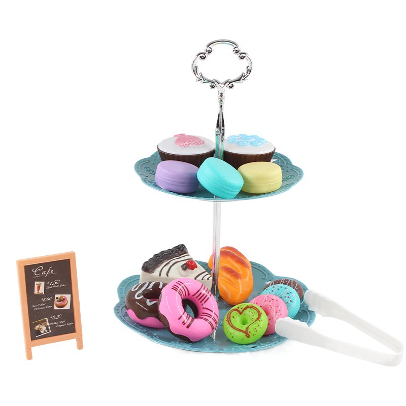 Amazon transfronteriza nuevos fabricantes en stock simulación café postre té de la tarde traje niños juegan juguetes de la casa