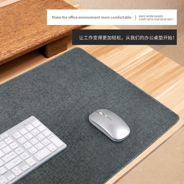 Cotton and linen + rubber bottom [dark gray]