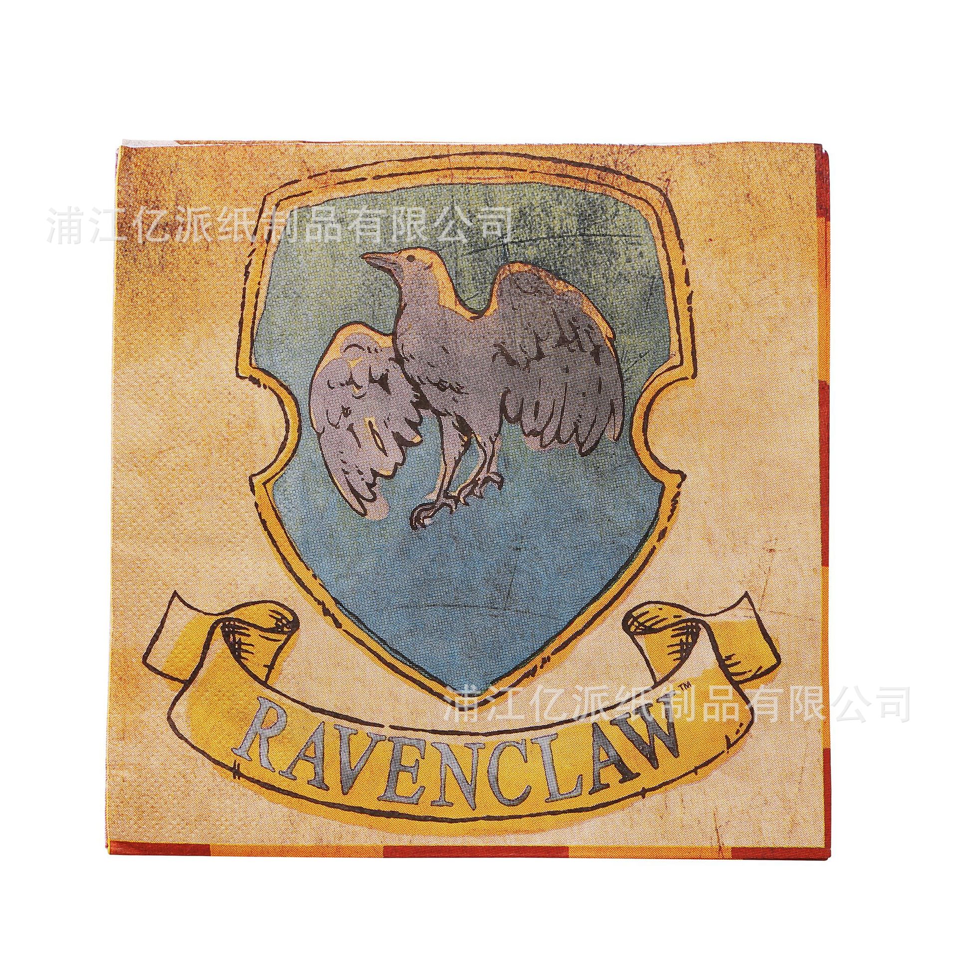 Dibujos animados Harry Potter tema de la escuela de magia fiesta de cumpleaños bandeja de papel taza de papel toalla de papel mantel de papel decoración de banner