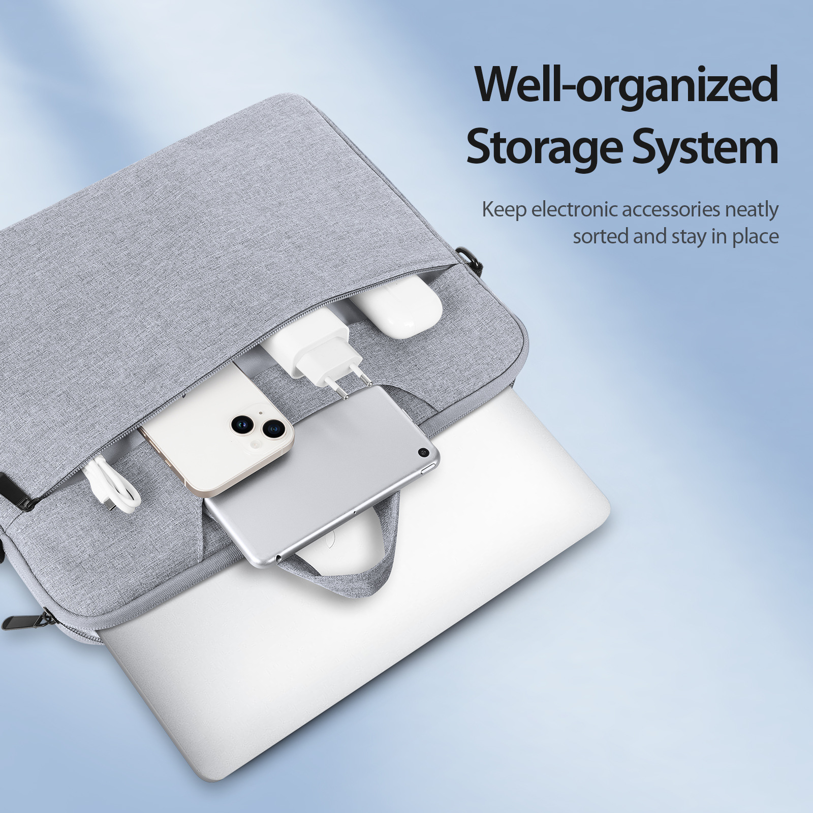 Aplicable a Apple, Samsung, Huawei, bolsa de revestimiento para portátil, MacBook, bolsa de computadora de negocios de un solo hombro, venta al por mayor transfronteriza