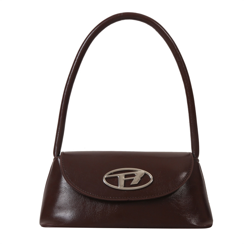 Moda retro portátil pequeña bolsa para mujeres 2023 nueva llegada trabajo de cercanías pequeña bolsa cuadrada estilo occidental simple bolsa de hombro