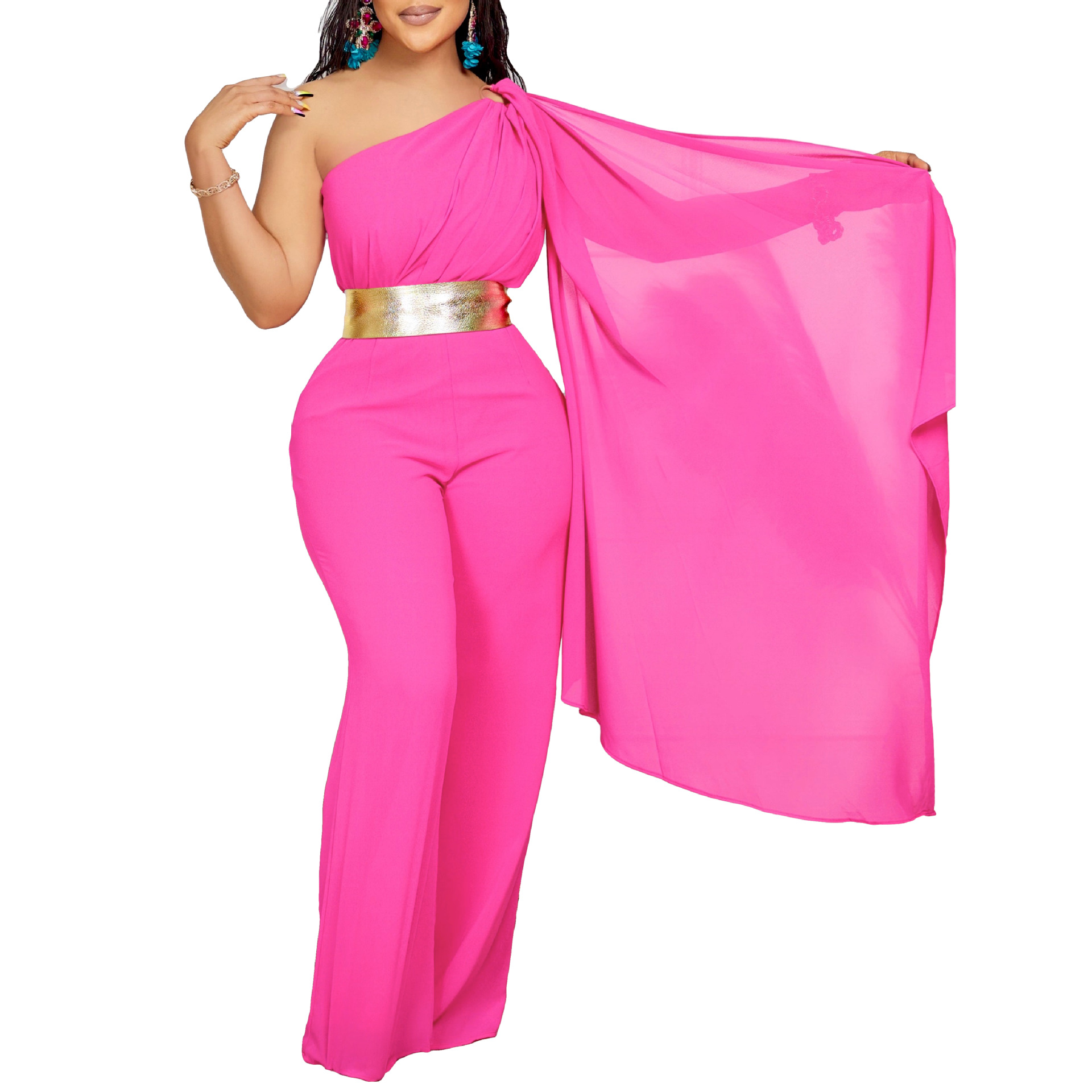 595g Weight Asymmetrical Sleeve Sleeve Length Full Length Pants Length Spandex, Polyester Fabric Type High Waist Waist Line Jumpsuits Pants Type Stretchy Elasticity Bodysuits Tops Type Holiday, Cocktail Party Occasion Slim Fit Type Solid Color Pattern Summer, Spring Season Women's Gender Sexy, Streetwear Style Women's Holiday Cocktail Party Bodysuits Sexy Streetwear Solid Color Full Length Jumpsuits 41