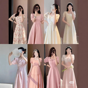 Thirteen Lines of New Summer Styles, Fresh and Sweet Chiffon Floral Dresses, High-End Skirts, Women's Clothing Wholesale Supply