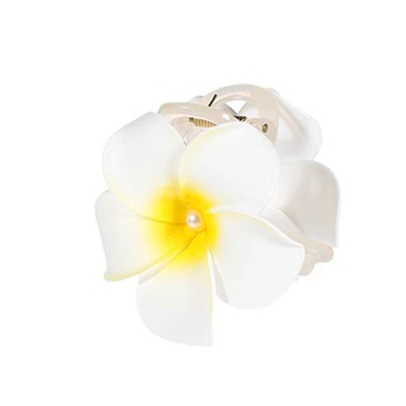 Huevo francés flores agarrar clips mujeres sensación de tiburón clips cabello pequeño clips cabello de flores de alta calidad clips cabello tocado