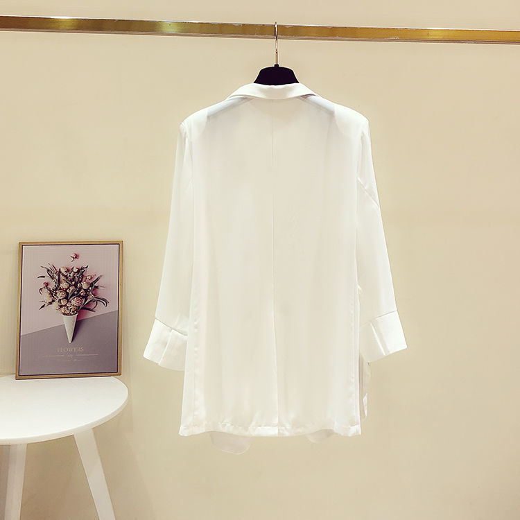 Lightweight Women's Chiffon Blazer Thin Versatile Sun Protection_voghion.com