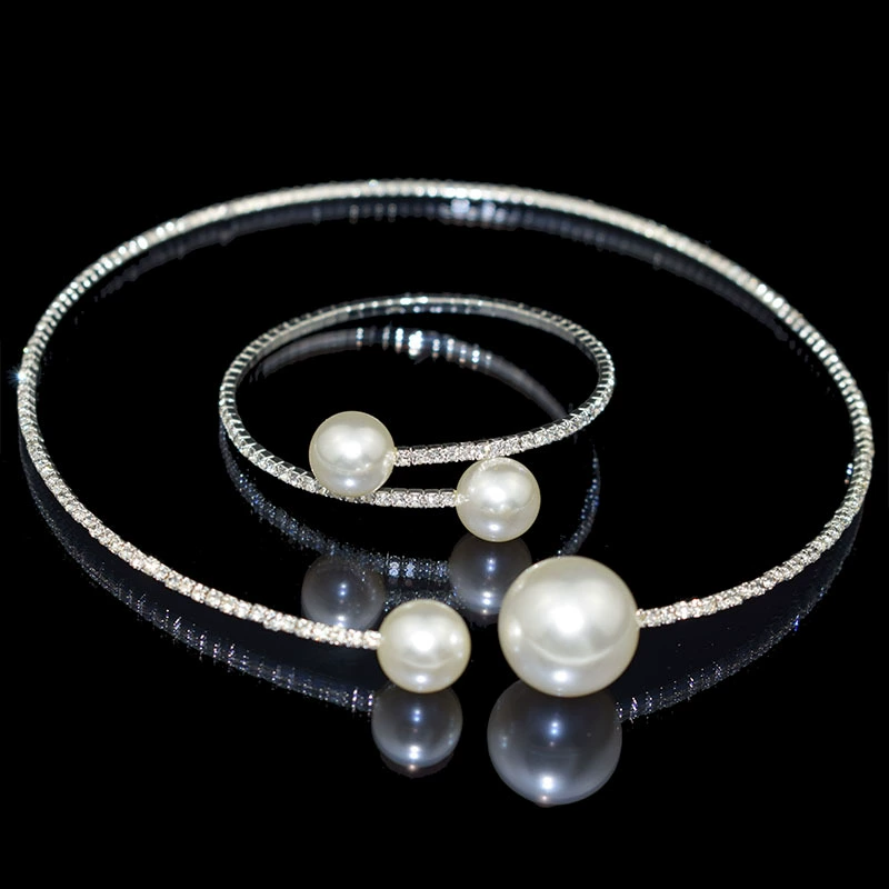 Accessory for bride, choker, bracelet, earrings, set, necklace, chain, gold and silver