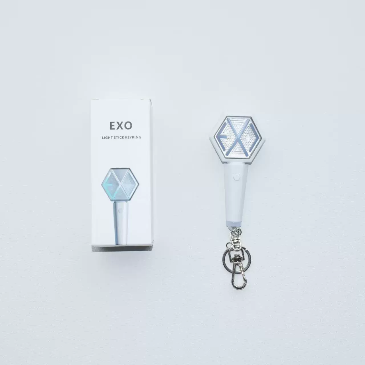 Mini Light Stick Keyring EXO, LED Mini Support Light Keychain, Boxed 0.06 kg