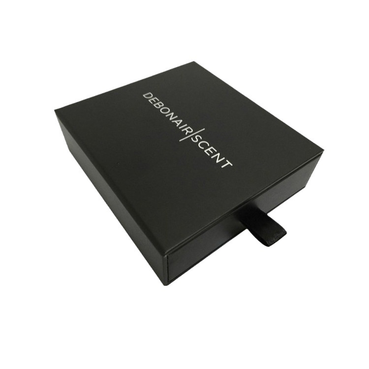 厂家生产销售精美抽屉盒 时尚黑色包装盒 礼品包装纸盒