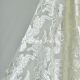 New Polyester Chiffon Cut Flower 3d Glossy Tulip Phoenix Jacquard Fabric Vintage Lightweight dress Hanfu Fabric