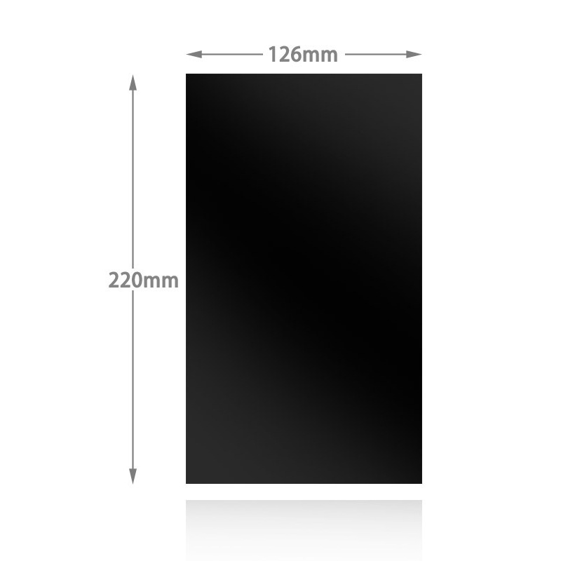 126*220mm 전체 절단되지 않은 검정색 차광 스티커, 완전 차광 스티커, 이 단가는 1개당 가격입니다.