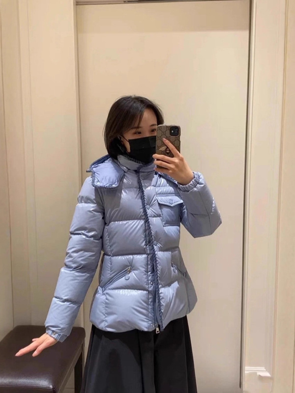 蒙家高奢至臻版Glareins编织饰边收腰羽绒服小蛮腰二代白鹅绒羽绒|undefined