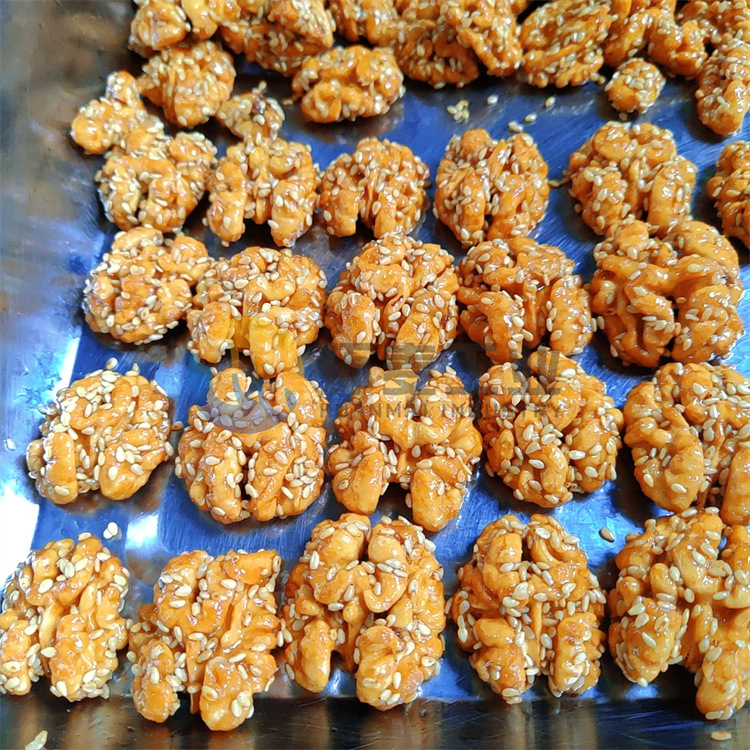 焦糖琥珀核桃仁设备 金琥珀核桃仁设备及工艺 免费提供