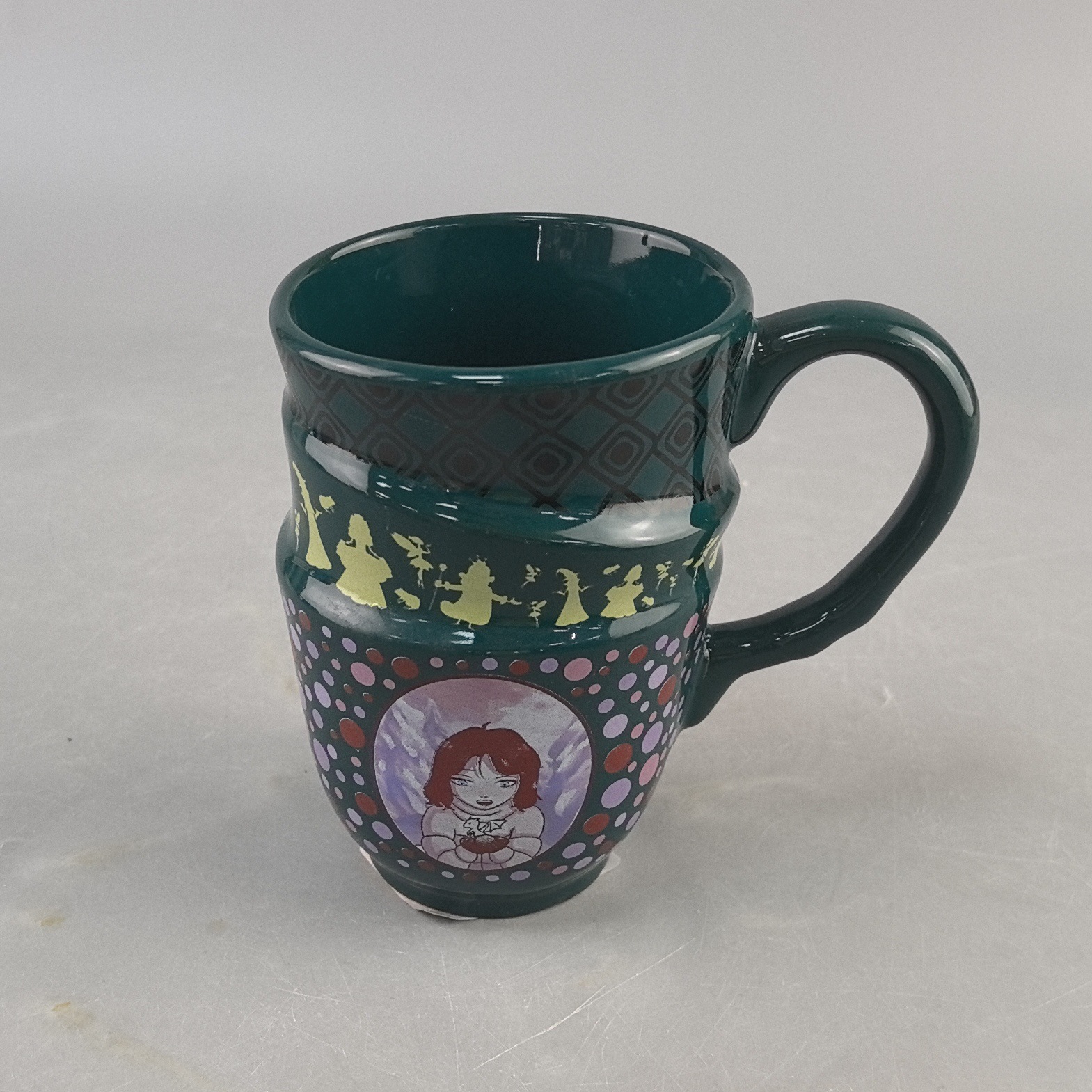 Alicia en el País de las Maravillas tazas de agua creativas tazas de cápsula personalidad de dibujos animados tazas de cerámica de tres capas tazas de café tazas