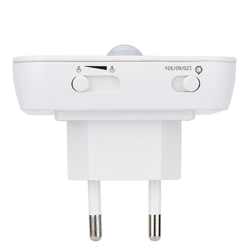 Human Body Sensor Light, Plug-In Dimmable Night Light, Motion Sensor Light, Infrared Sensor Light, Stepless Dimming Sensor Night Light