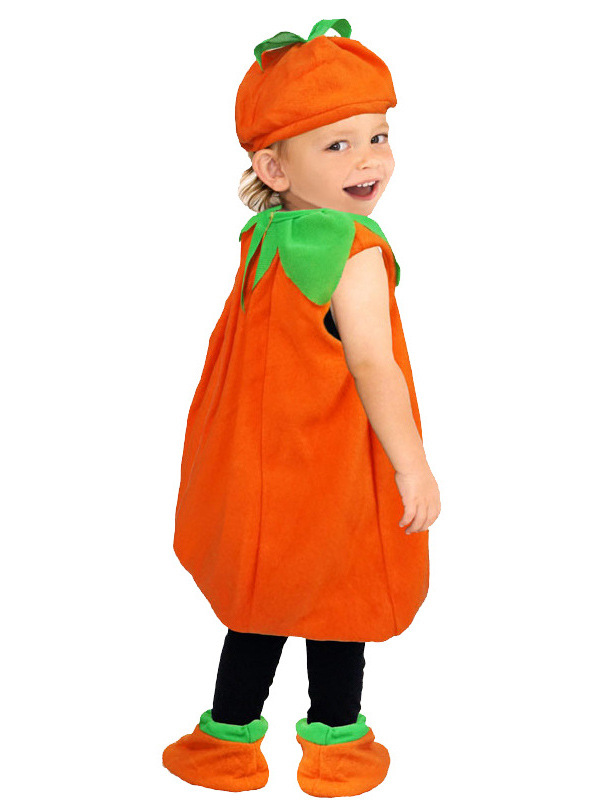 Disfraz de calabaza de Halloween para niños bebé estilo de cosplay traje de rendimiento lindo bebé de calabaza traje de comercio exterior