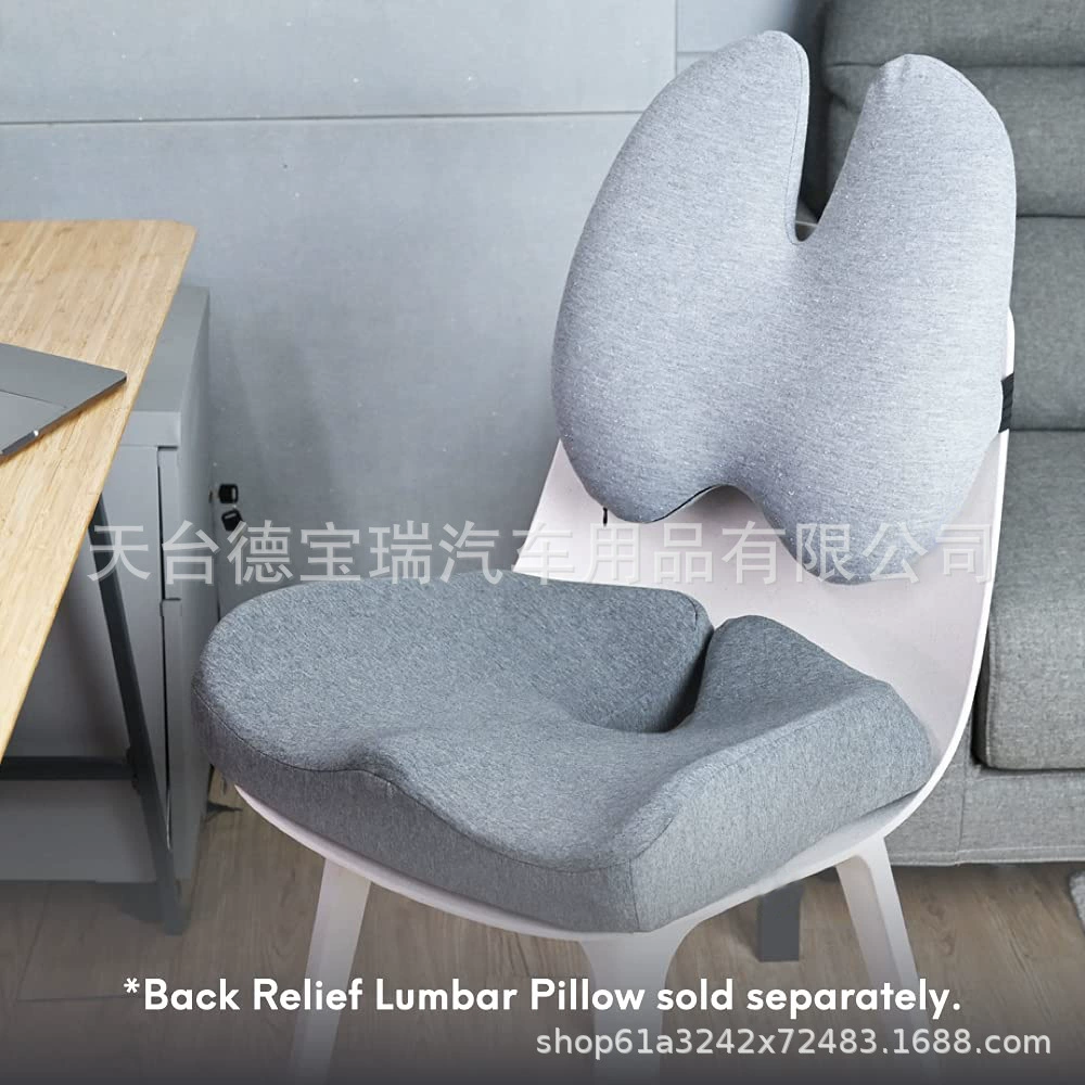 Хлопок памяти подушки офисные подушки трансграничные автомобильные подушки для талии сидячий офис