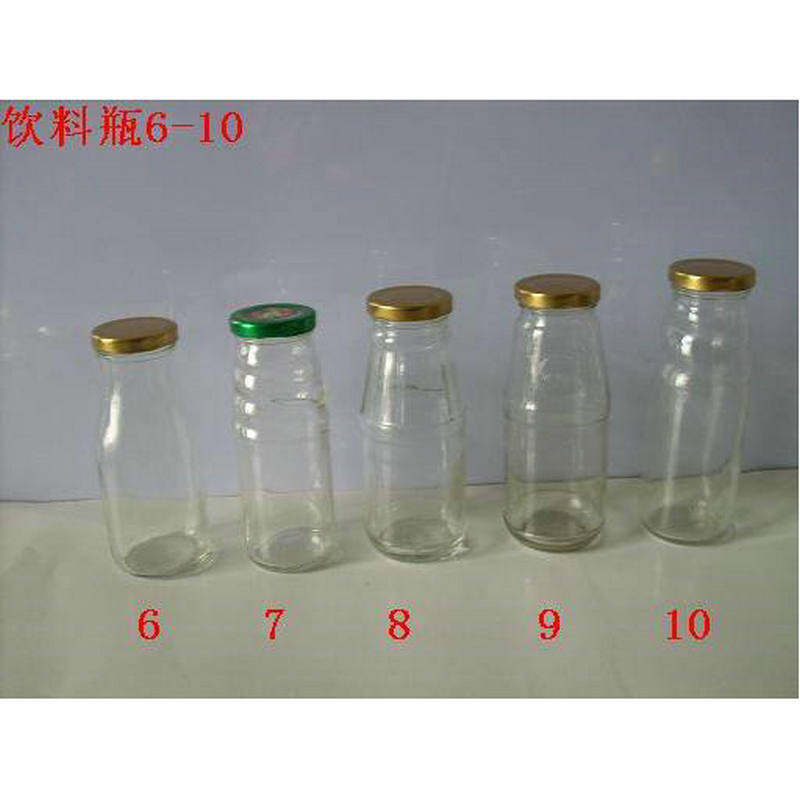 供应生产玻璃瓶饮料瓶各种规格齐全 饮料玻璃瓶定制形状