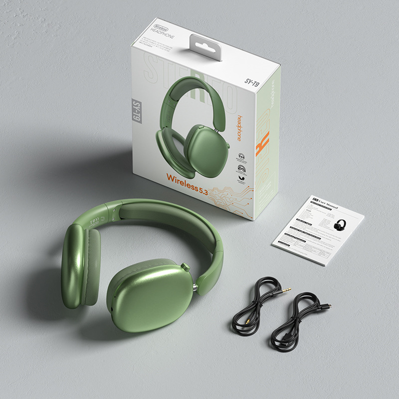 Auriculares Inalámbricos de Diadema para Negocios, Plástico ABS, Con micrófono, para Oficina