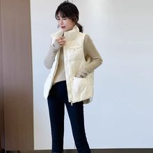 马甲女冬季学生新款时尚网红马甲宽松显瘦坎肩无袖加厚马夹潮外套