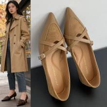 精致法式潮搭气质时尚2026年新款软皮时装单鞋女细高跟晚晚风女鞋