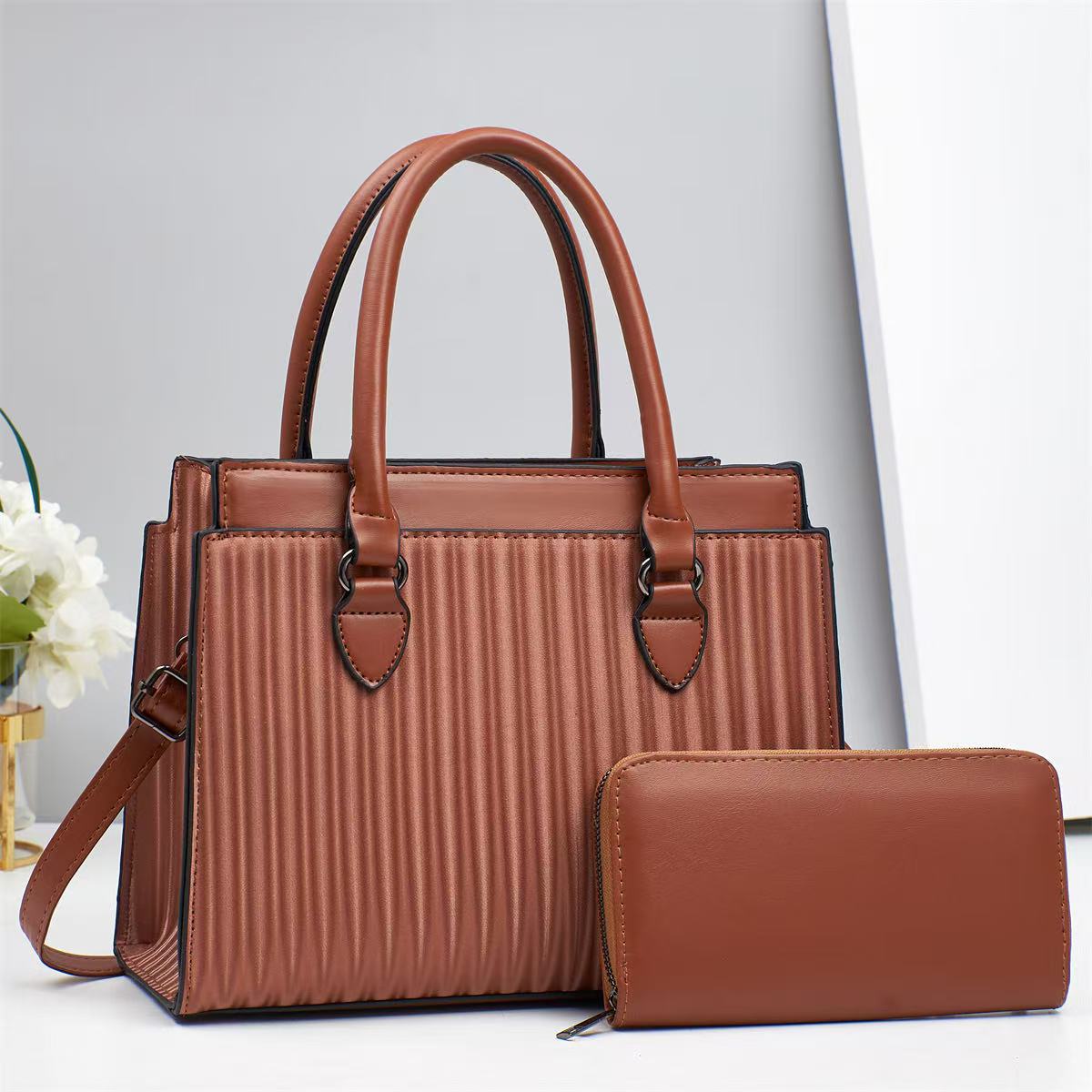 Temperamento nuevo bolso coreano 2025, bolso de hombro hermoso, bolso de mujer, bolso de mujer, bolso grande, mujer