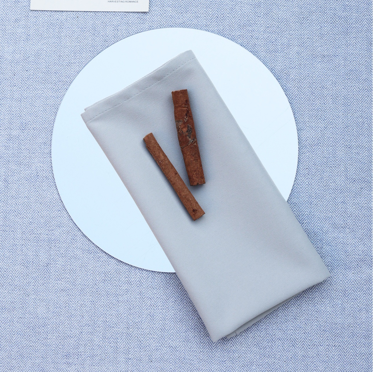 Servillas algodón poliéster servillas cuadradas hotel de boda transfronterizas decoración de mesa de comedor occidental almohadilla de Navidad servillas