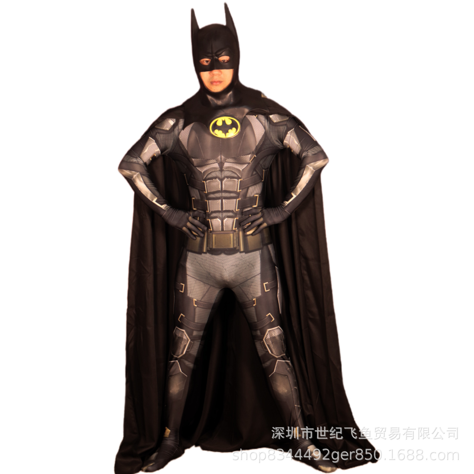 Máscara de Halloween Batman Cosplay traje del anime Marvel película personaje vestir ropa fábrica al por mayor