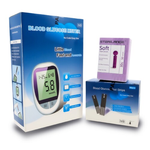 Blood Glucose Meter Home Blood Glucose Tester Medical Glucose Machine Tester Automatic Foreign Trade