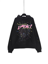 美式潮牌Sp5der hoodie连帽卫衣男Young Thug明星同款帽衫发泡ins