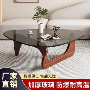 Nordic New Coffee Table Internet Celebrity Small Apartment Living Room Home Modern Solid Wood Simple Round Tea Table Light Luxury Amazon
