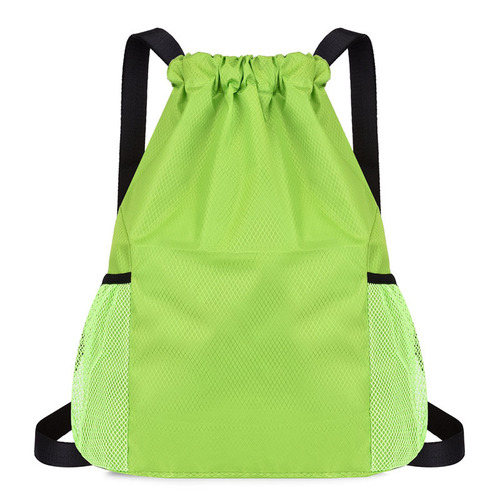 New-style casual large-capacity basketball bag: Waterproof, wear-resistant student backpack with printed design—perfect for tutoring center promotions and featuring a convenient drawstring closure.