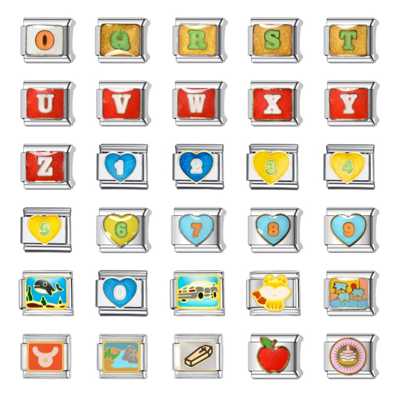 模块意大利字母手链情侣项链手链diy拼接手表表带情侣闺蜜礼物