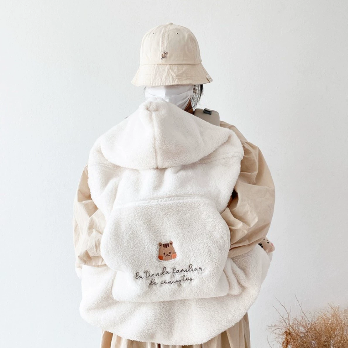 Ins Медведь вышитая детская тележка ветрозащитный чехол одеяло теплое одеяло исходящий переносной ремешок одеяло